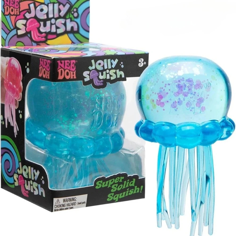 NeeDoh Jelly Squish Stress Toy Jellyfish Fidget Sensory Squeeze Toy Squishy Toy