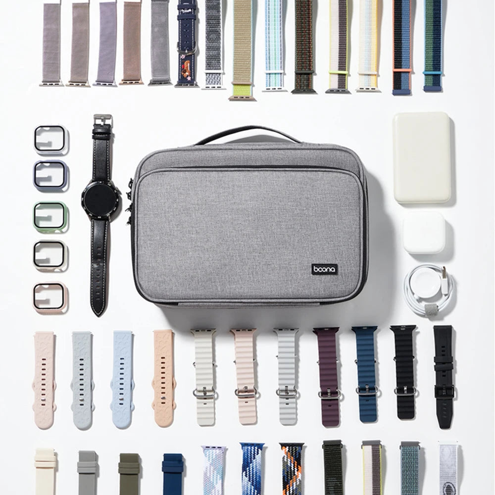 Watch storage bag suitable for Apple iWatch, Huawei universal strap accessories, digital storage bag