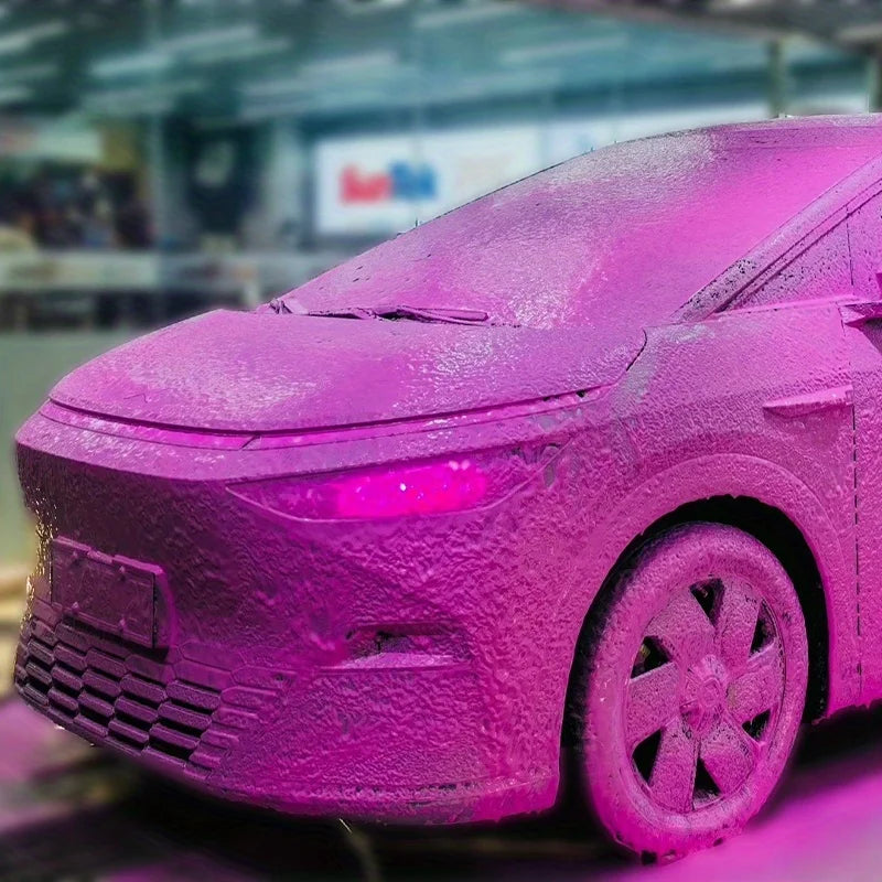 Ultra-Visible Pink Snow Foam Pre-Wash Soap Designed for Touchless Car Cleaning, Effectively Removes Dirt And Road Grime with a Concentrated Formula Suitable for Foam Cannons And Buckets (34Oz)