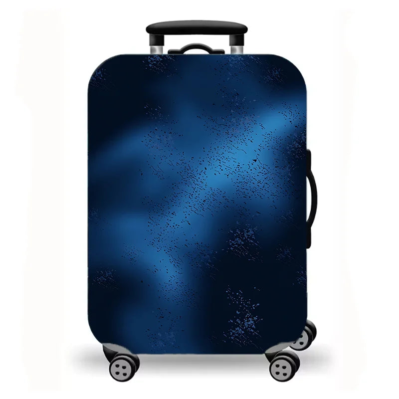 Luggage Cover,Abstract Geometric Marble Colorful Art Print Stretch Suitcase Protector,Washable Anti-Scratch Travel Baggage Cover