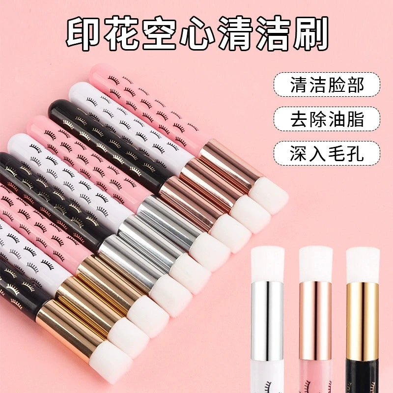 50/20/10pcs Eyelash Cleaning Brush Lash Shampoo Brush for Eyelash Extensions Peel Off Nose Pore Blackhead Remover Makeup Tool