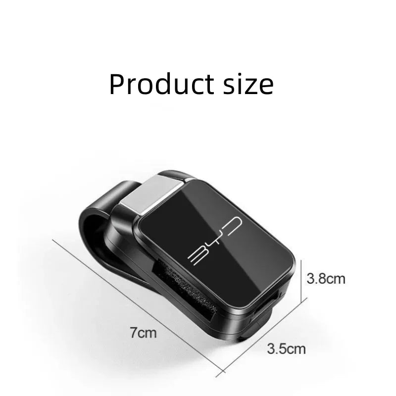 For BYD Atto 3 Tang F3 E6 Yuan Plus Song Max F0 Qin G3 I3 Han Auto Car Visor Sunglasses Glasses Case Glasses Holder Clip Box
