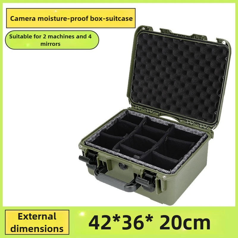 DSLR Camera Moisture-proof Box Tool Storage Organizer Professional Suitcase Photography Equipment Protection Toolcase Shockproof