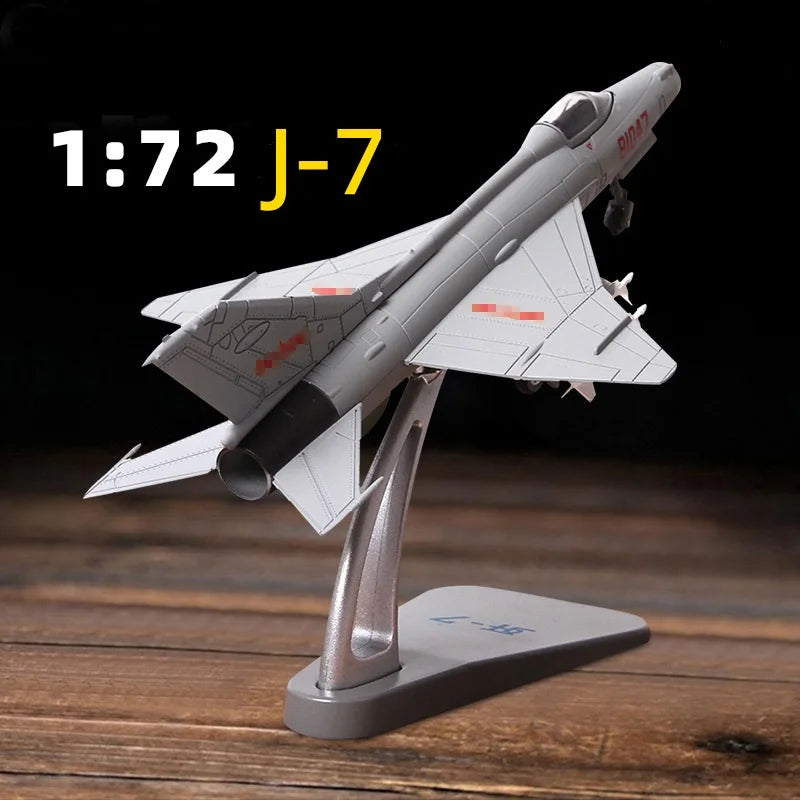 1/72 Scale Aircraft Models J-5/J-6/J-7 Airplane Model Toy alloy Finished Products Static Miniature collectible plane display gif
