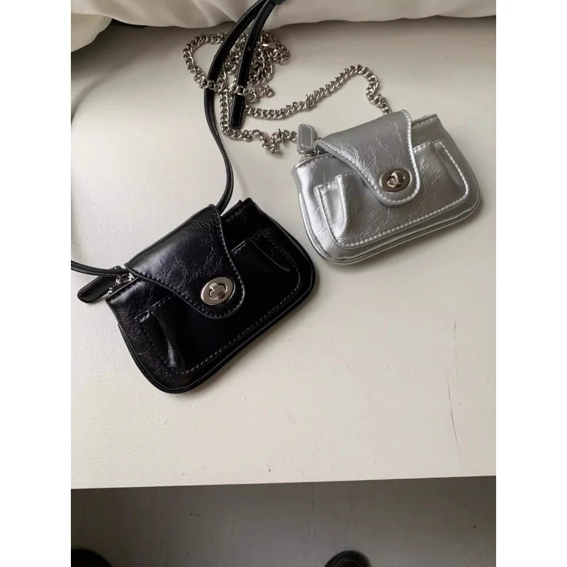 mini Women's Coin Purse Spring and summer new body bag with chain and lipstick pouch for women