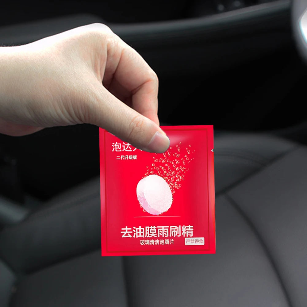 20-1PCS Car Solid Cleaner Windscreen Cleaner Effervescent Tablet Auto Wiper Glass Solid Cleaning Concentrated Tablets