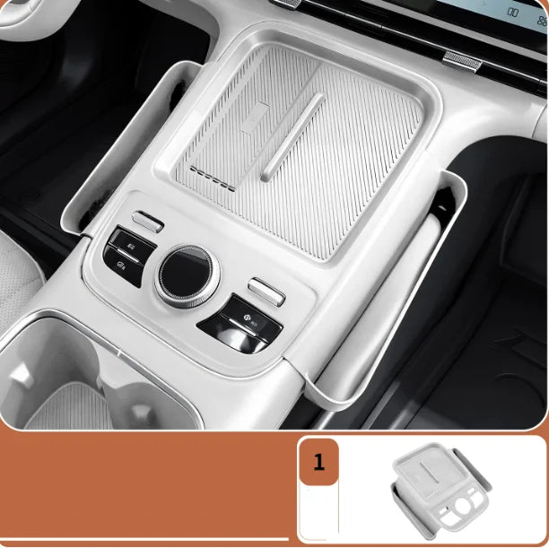for Geely Starray 7 EM-i 2025 2026 Central Wireless Charging Pad Storage Box Mat Phone Protective Liner Car Interior Accessories