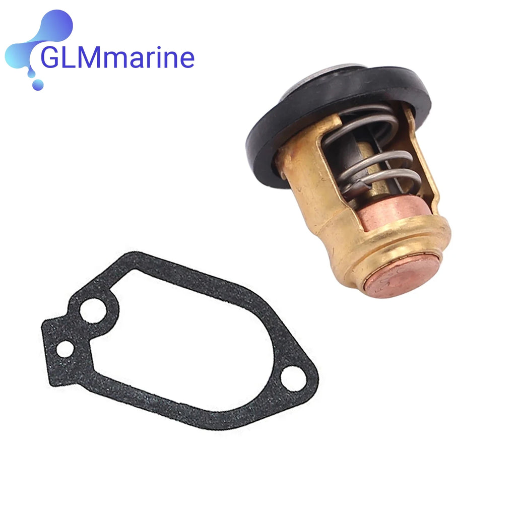 Thermostat with Gasket for Yamaha Outboard 6E5-12411-10 688-12411-10 61A-12414-A0