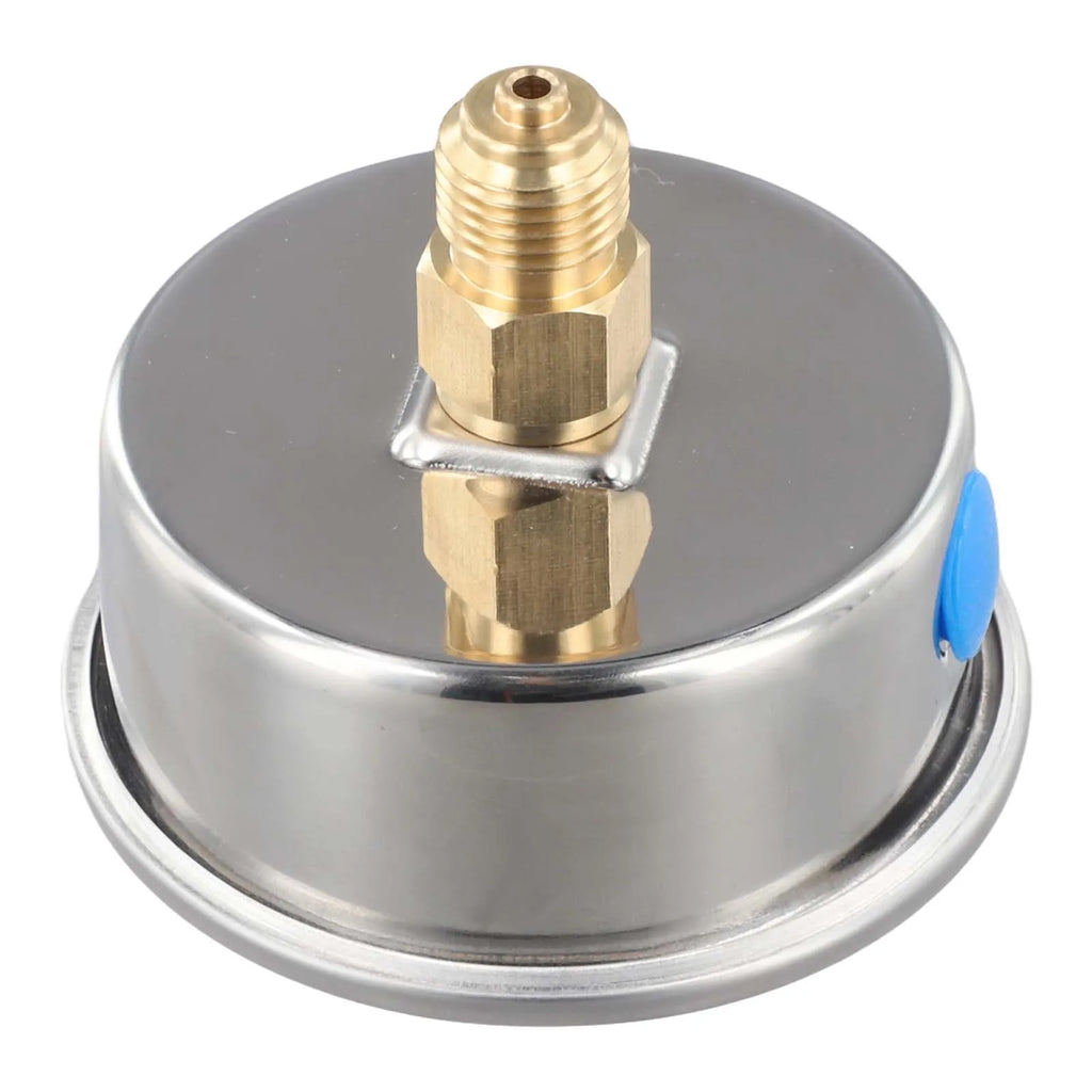 60mm Pressure Gauge Hydraulic Vacuum 0 100 Bar PSI with Brass Connector and Stabilized Glycerine Filled Movement