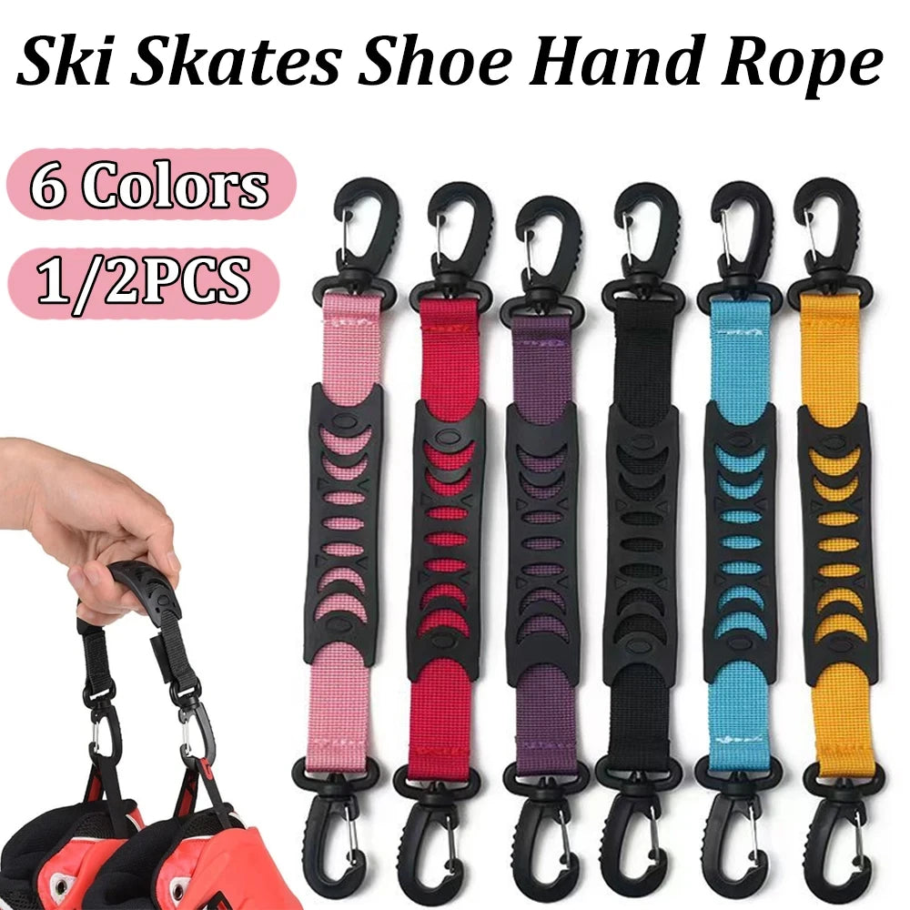 1pc Skate Shoe Hook For Inline Skates Inline Speed Skats Roller Skates 33cm Ski Boot Strap Strength Hook Nylon For Outdoor Sport