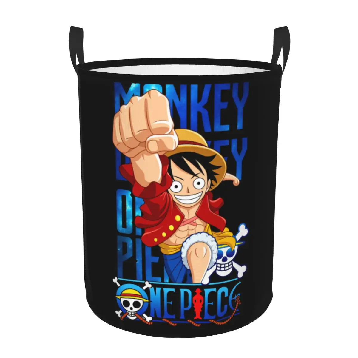 One Piece Tony Tony Chopper Laundry Basket Collapsible Anime Clothing Hamper Bathroom Organizer Storage Bins