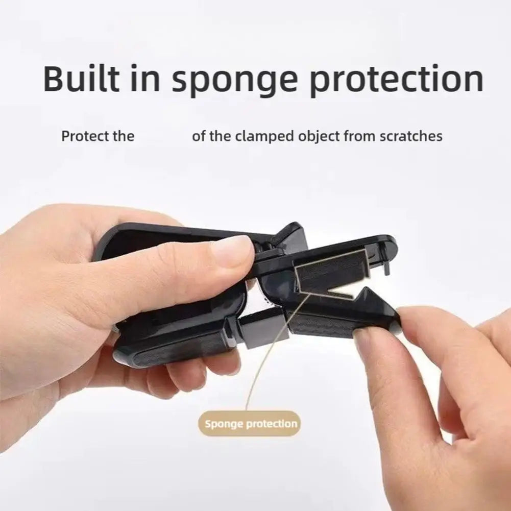 180-degree Car Sunglasses Frame Glasses Clip Multi Function In Car Creative Eye Box Card Double Headed Clip On Board for Easy Ac
