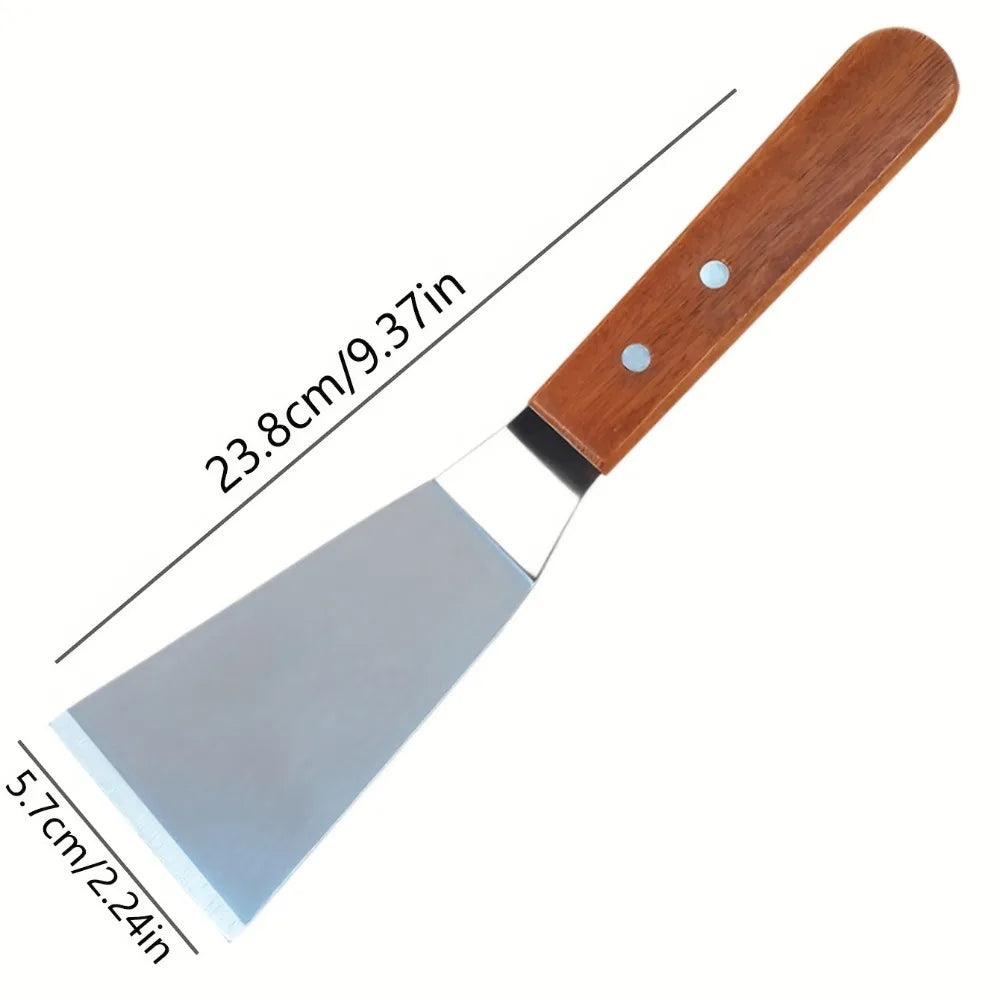 Stainless Steel Slanted Spatula, Kitchen Tools & Accessories, Multifunctional for Steak, Pizza, Cake BBQ, Pan Cooking & Home Use