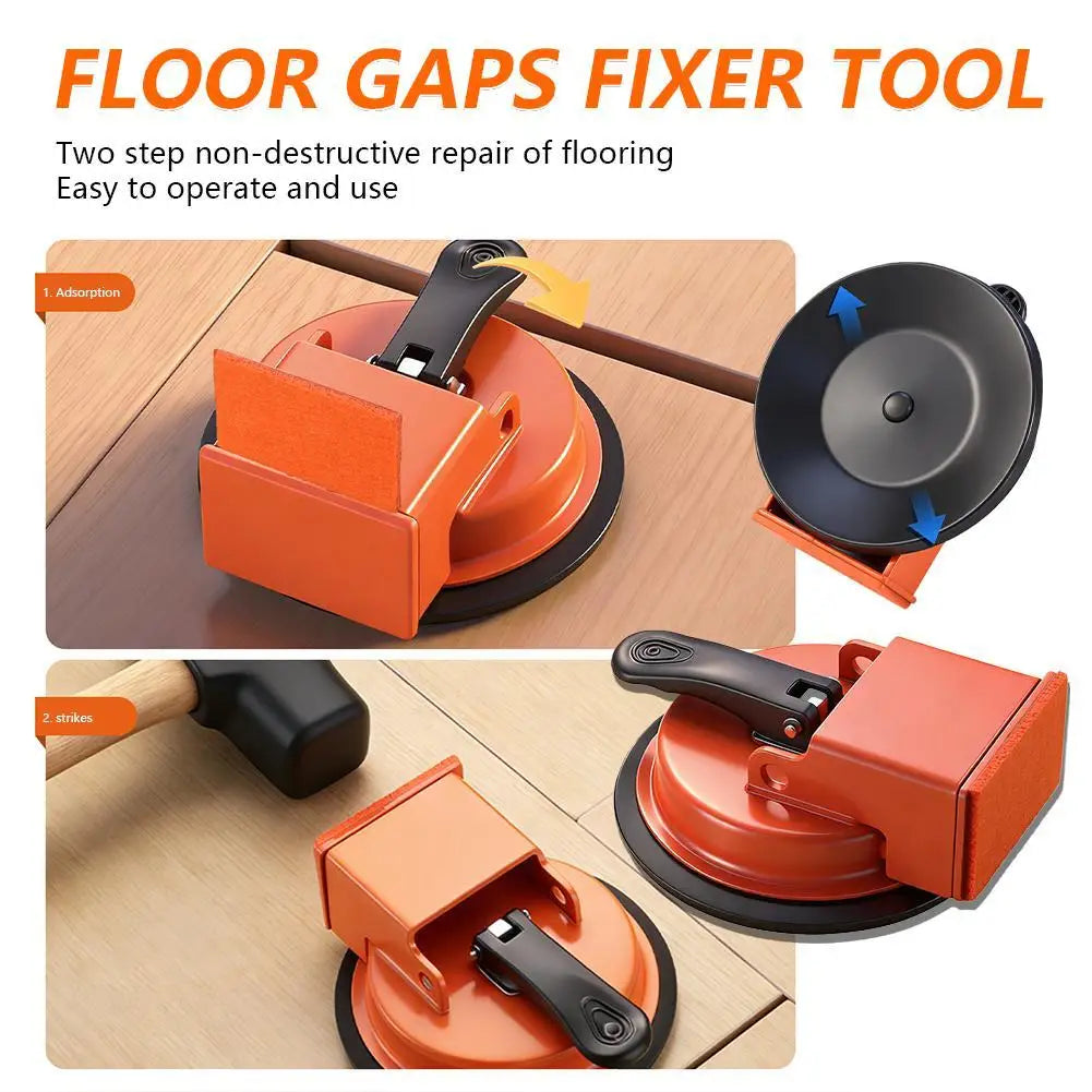 1PC Floor Gaps Repair Tool with Splicing Suction Cup Strong Vacuum Extractor And Rubber Hammer for Tile Installation Handling