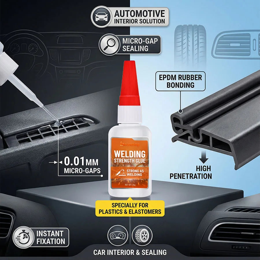 1-3Pcs Welding Strength Super Glue 20g Strong All Purpose CA Adhesive Fast Bonding for Metal Plastic Wood Rubber Repair
