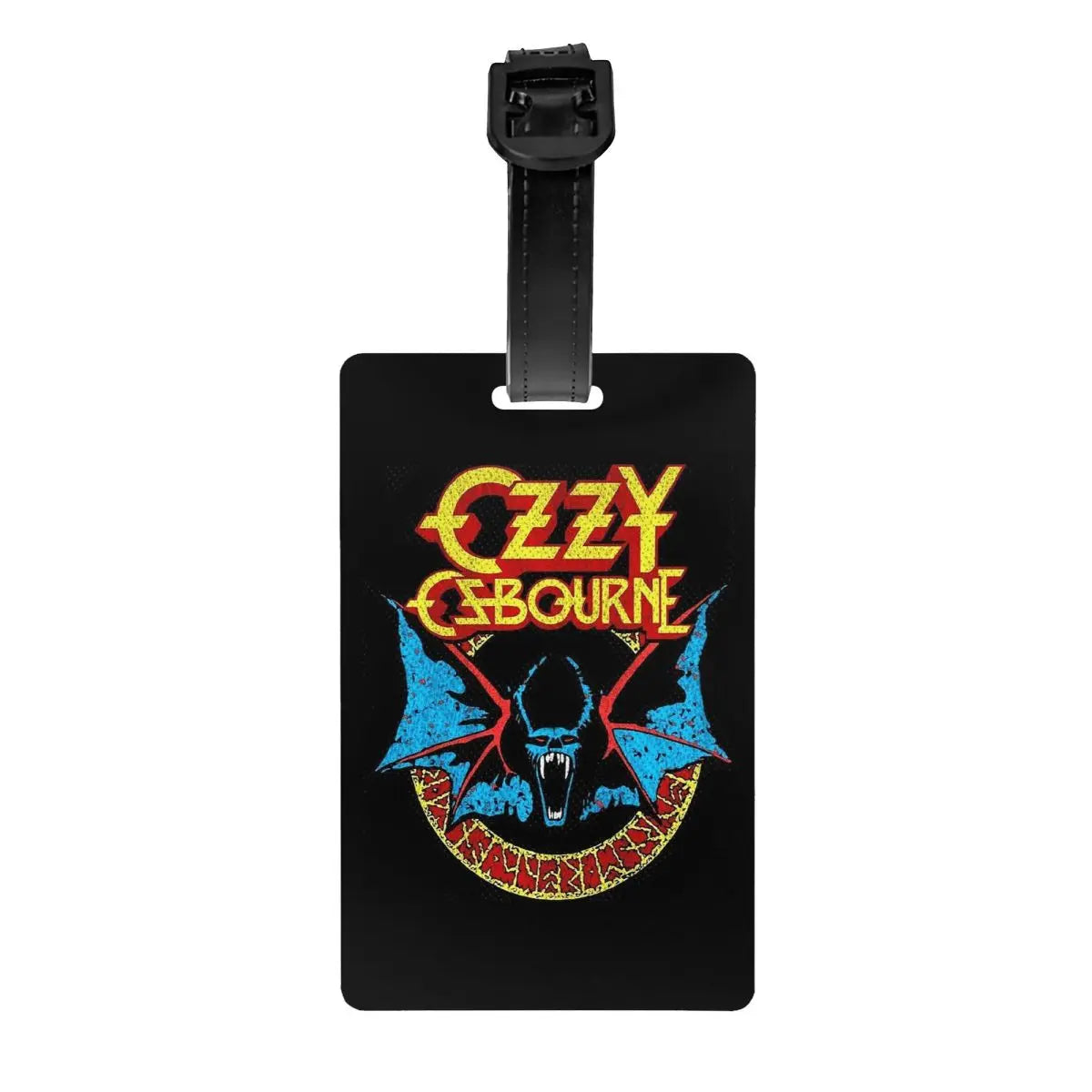 Ozzy Osbourne Rock Band Heavy Metal Luggage Tags Suitcase Accessories Travel Baggage Boarding Tag Label Holder ID Name Address