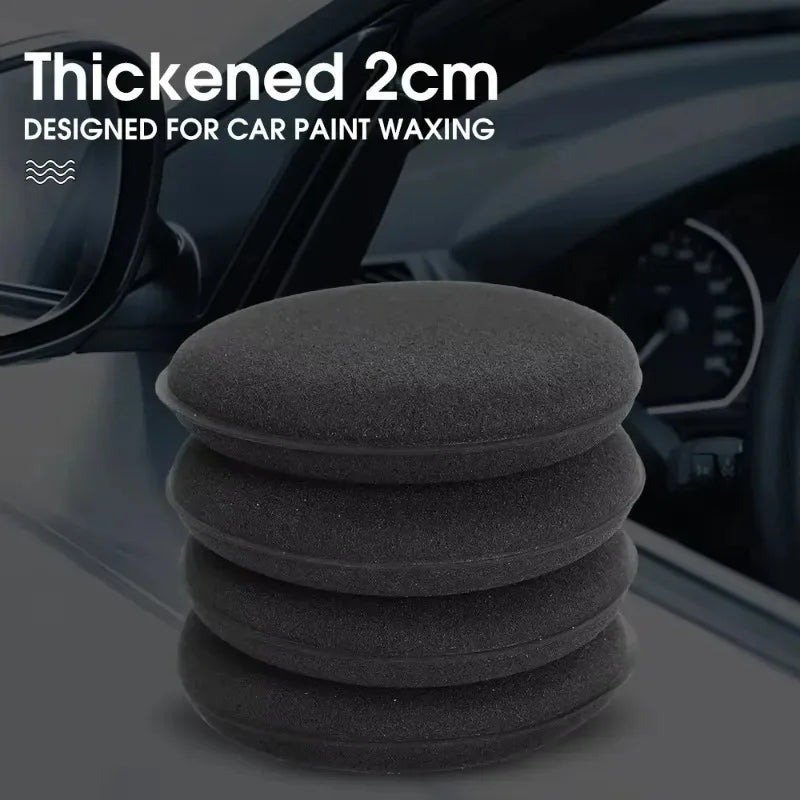 Car Wax Sponge Professional Detailing Foam Pads Thick Scratch Free Applicator for Car Polishing Ceramic Coating Paint Protection