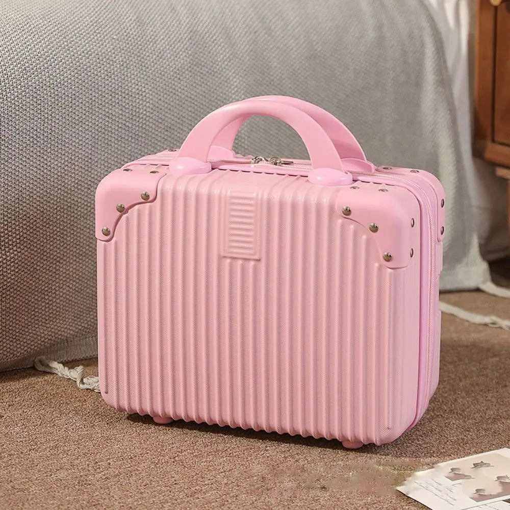 Hot Sales 14 inch Travel Suitcase Mini Travel Makeup Case Organizer Luggage Cosmetic Box For Women
