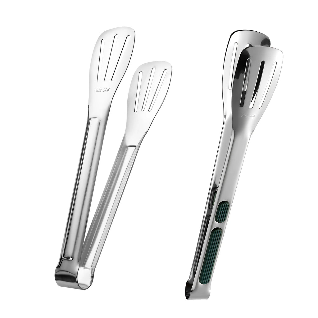 VIMACO® High Quality Stainless Steel 304 18/8 Food Tong Small Serving Utensils for Cooking Entertain Salad Barbecue Buffet Toast