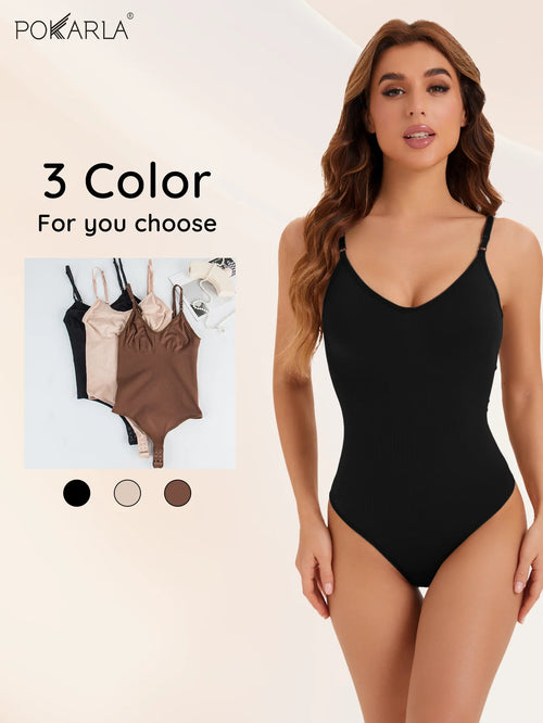 1 Piece Women's Seamless Thong Shapewear Bodysuit Comfort Full Body Underwear One-Piece Cut Sexy Slimming Body Shaper Hot Sale