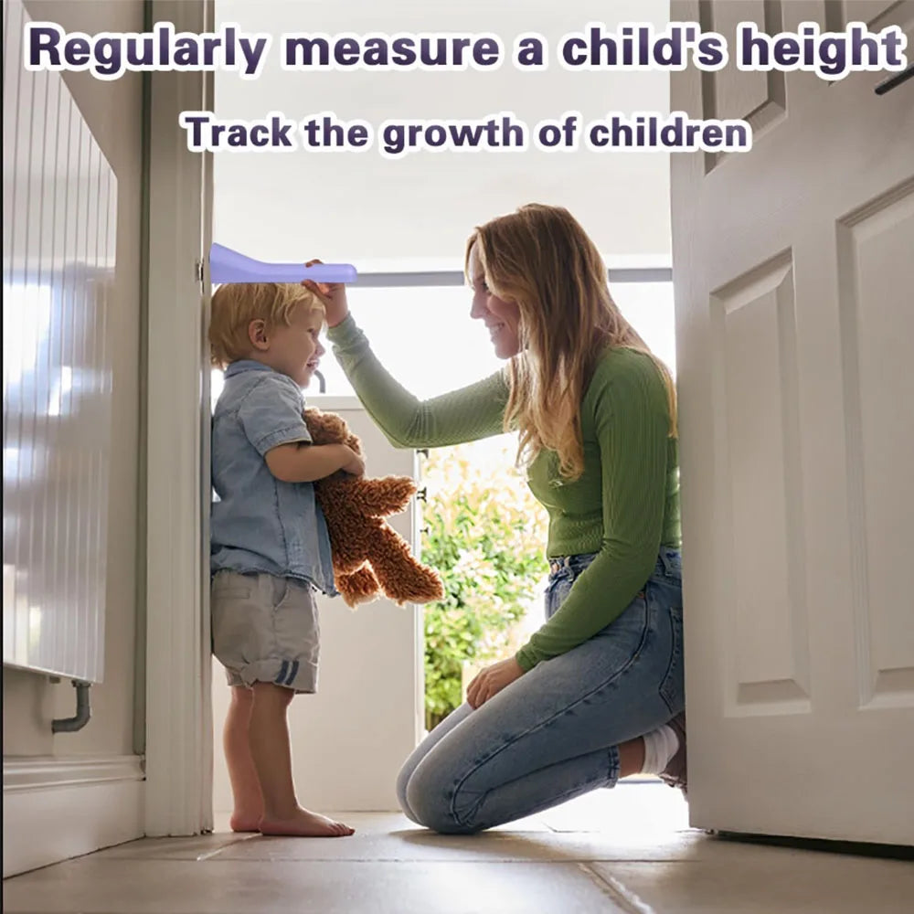 Ultrasonic Height Measurement Ruler LED Digital Accuracy Stadiometer Device Portable Height Measuring Tool for Adult Kids