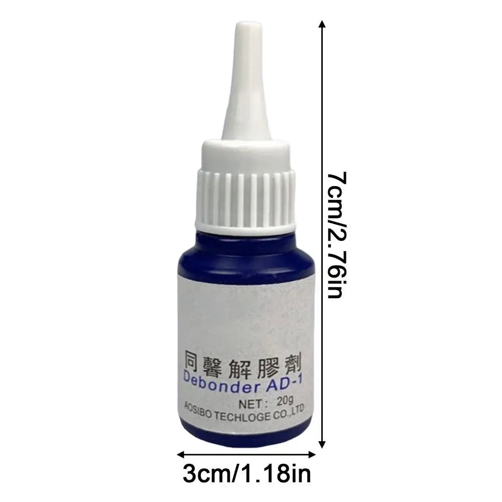 20g Adhesive Remover Applicable Materials Include Nail Free Glue, UV Adhesive, Quick Drying Adhesive, 502 Glue
