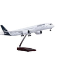 Lufthansa Plane Model A350 47CM Plastic model toys for children With lights and wheels Collected Gift By Aviation
