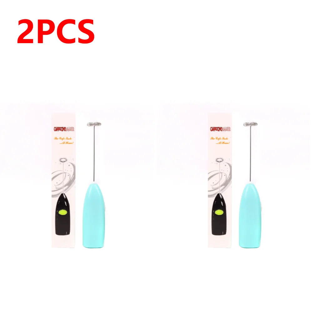 Wireless Milk Frothers Electric Handheld Blender Electrical Coffee Maker Whisk Mixer Battery Powered For Coffee Cappuccino Cream