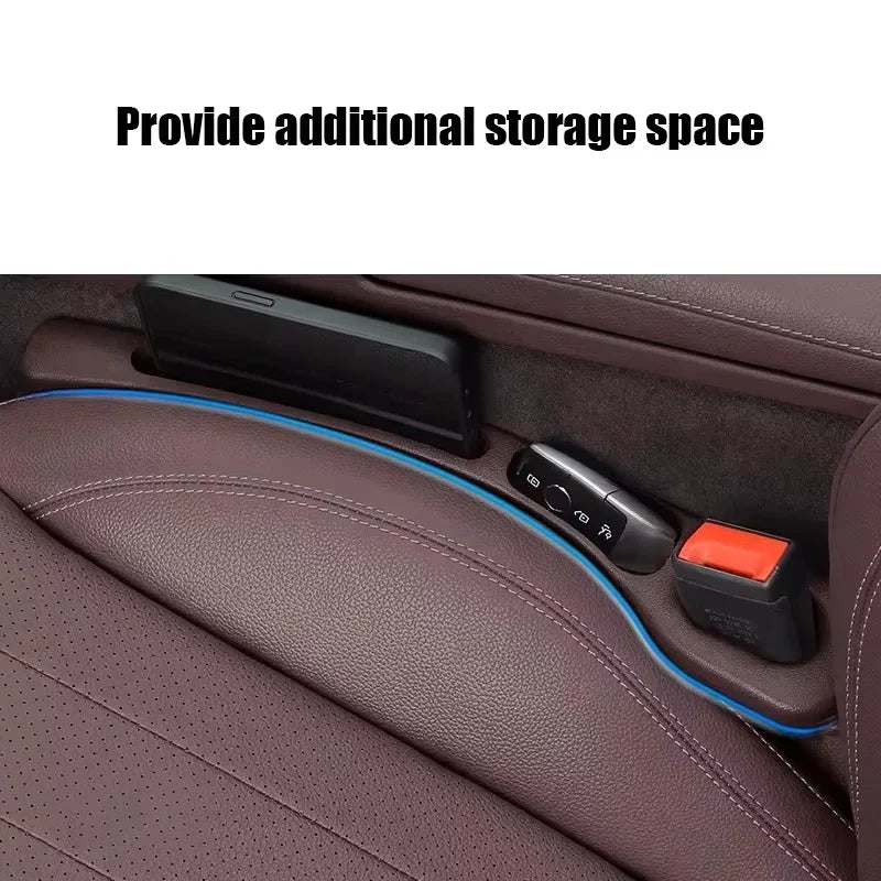 Rubber Car Seats Crevice Strip For Jaguar XK XF XJ XFR XKR XEL XE F-Type I-Pace XJR Seat Gap Filler Leak-proof Strip Accessories
