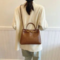 Superstar Diaper Bag Fashionable Solid Color Crossbody Handbag Classic Designer Leather For Women