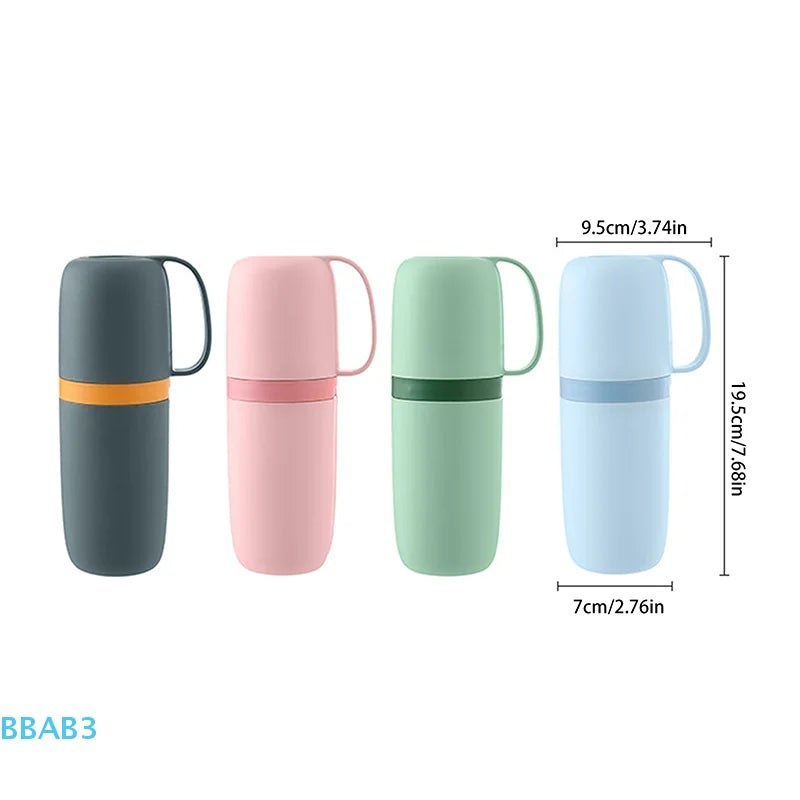 【B】Toothbrush Cup Travel Toothbrush Toothpaste Holder Simple Portable Mouthwash Cup For Business Trip Home Camping Acessor
