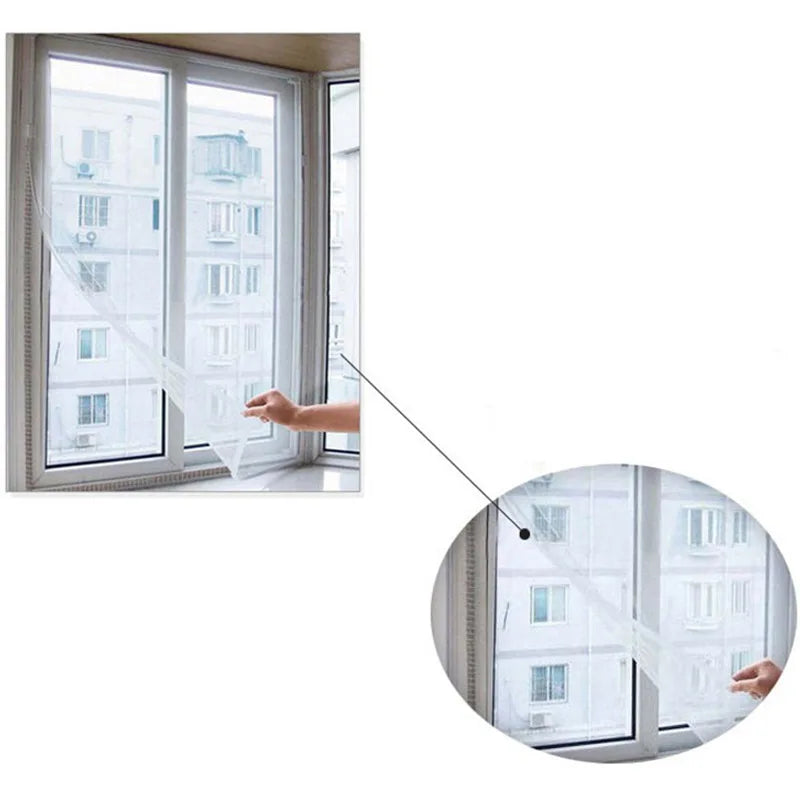 Mosquito Window Net Self Adhesive Tape Kitchen Window Home Protector Netting Sticker Indoor Anti Insect Fly Screen Curtain Tape