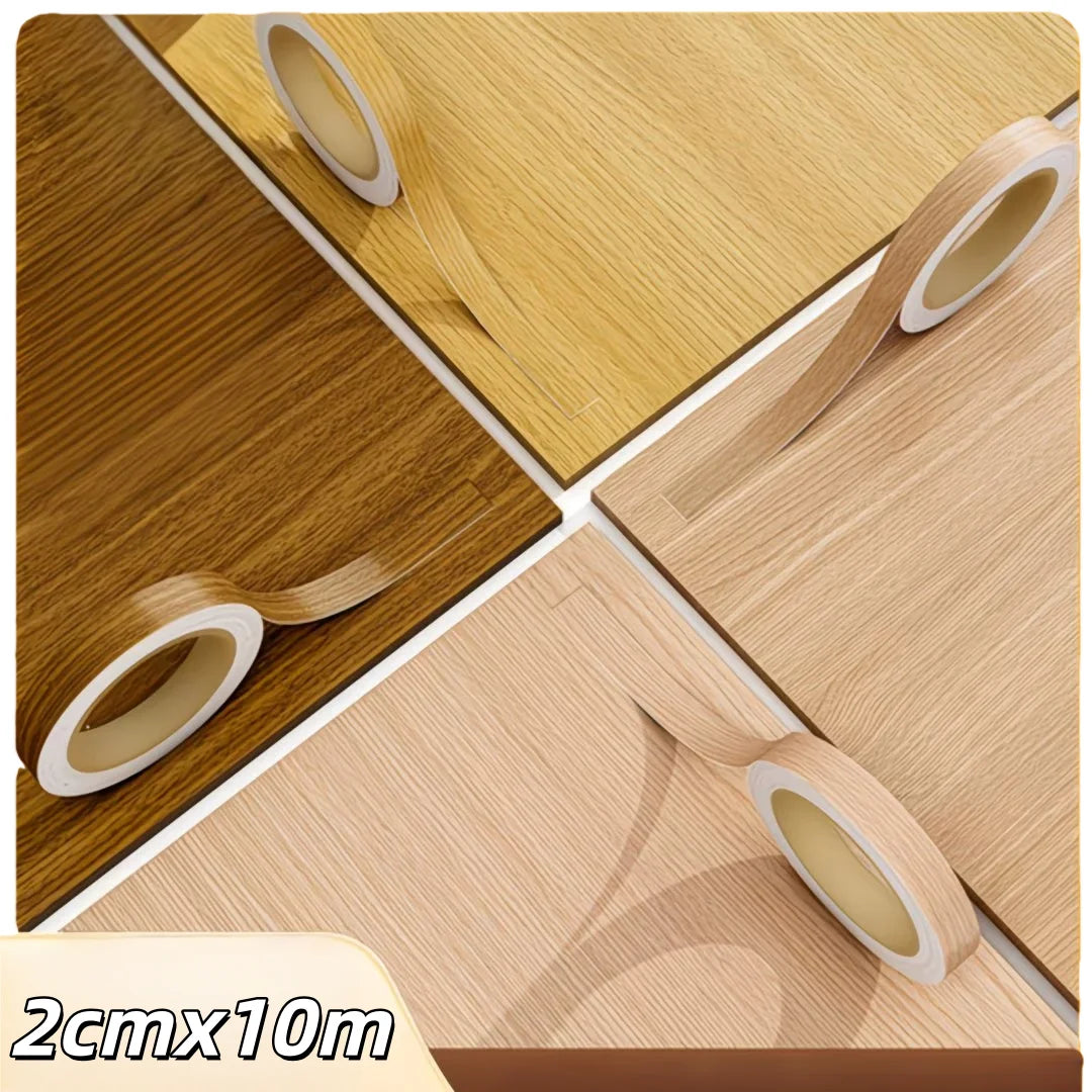 1roll 2cmx10m Wood Grain Veneer Edge Banding Tape Multiple Styles Self-adhesive Beautiful Seam Stickers Strong Viscosity ﻿