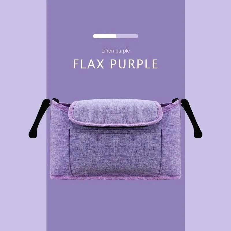 Baby Stroller Hanging Bags Mommy Diaper Bag Large Capacity Mommy Storage Bag With Handles Crossbody Bag Portable Travel Organize