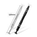 2Pcs 4 Prongs Jewelry Pick Up Holder Tool Prong Tweezer Bead Catcher Grabbers For Small Parts Pickup  Electronic Component Tools