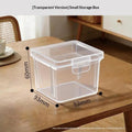 Transparent Plastic Toolbox With Detachable Divider/independent Small Box Screws/small Parts Storage Box Toolbox