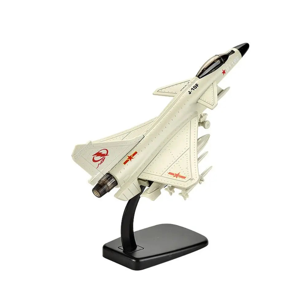 Diecast Fighter Aircraft Toy Pullback & Go with Light Sound Aviao Plane Model Collection F16 F22 F35 Jet Plane Toy Kids Toy