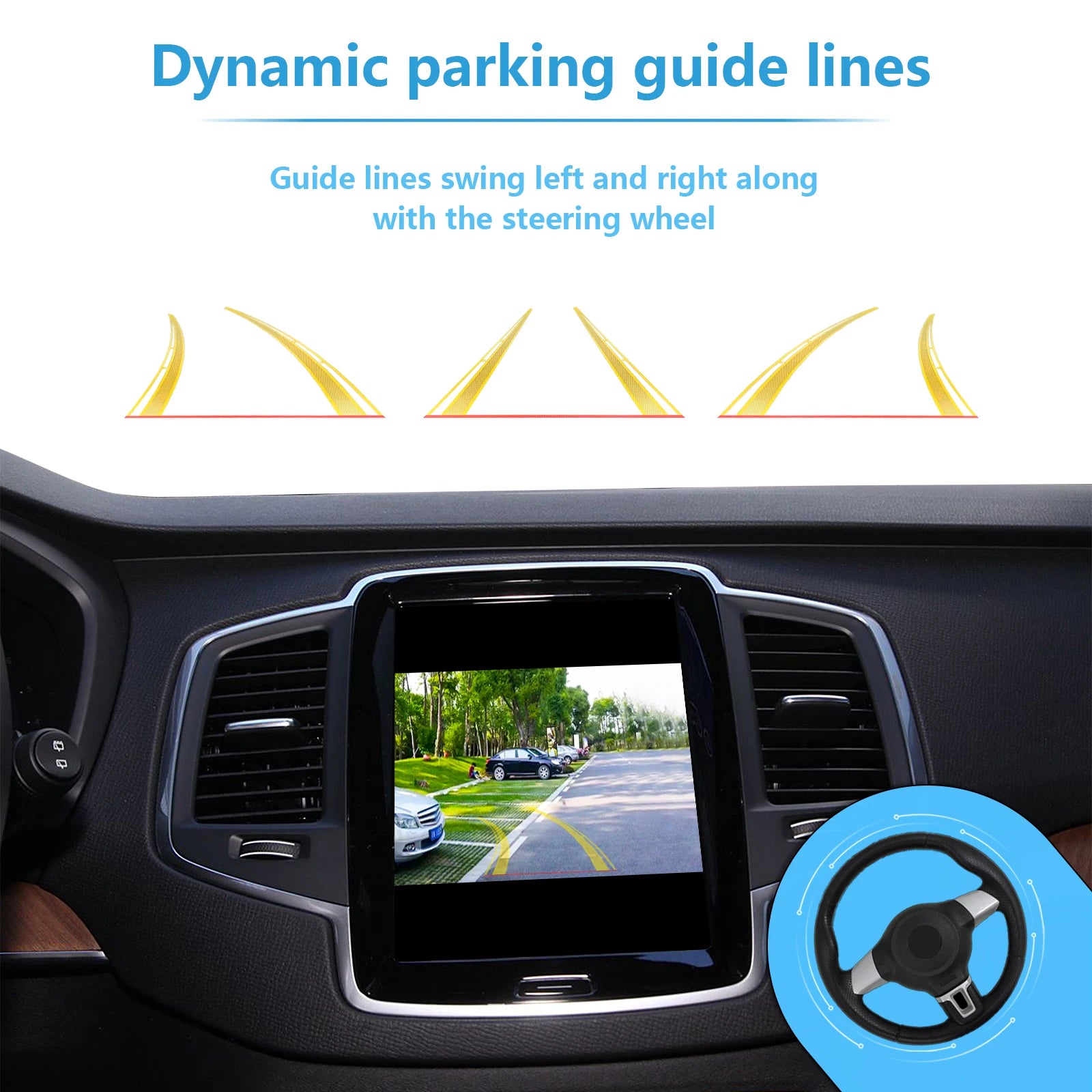 AHD Reverse Camera Interface for VOLVO XC90 XC40 XC60 S90 S60 Add Front Camera Plug&Play No Need Programing Code