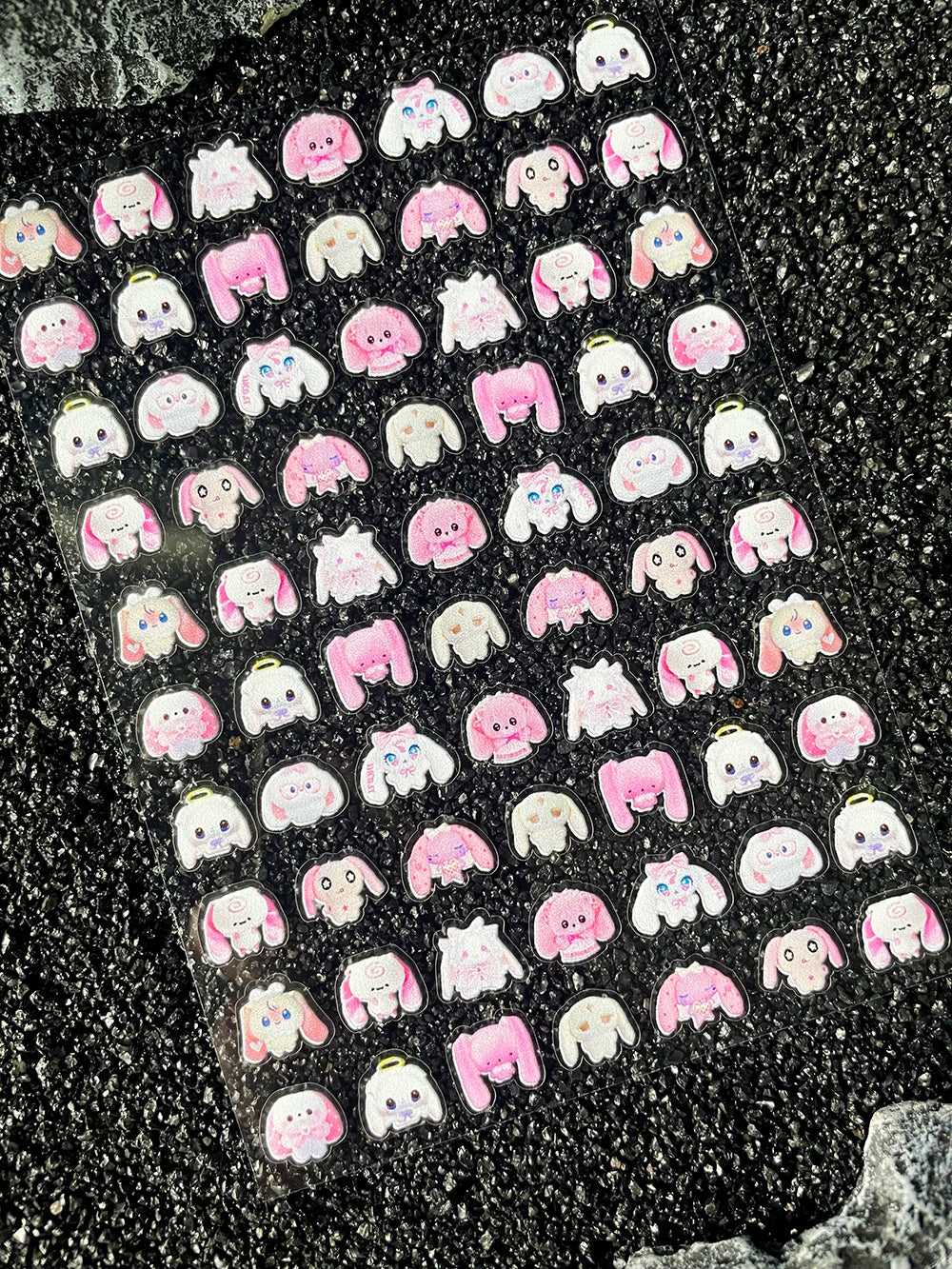 Kawaii Animal Mini Little Rabbit Panda CAT Luggage Tags Stickers Pvc Diary Notebook Skateboard Mobile Phone Nail Art Stickers