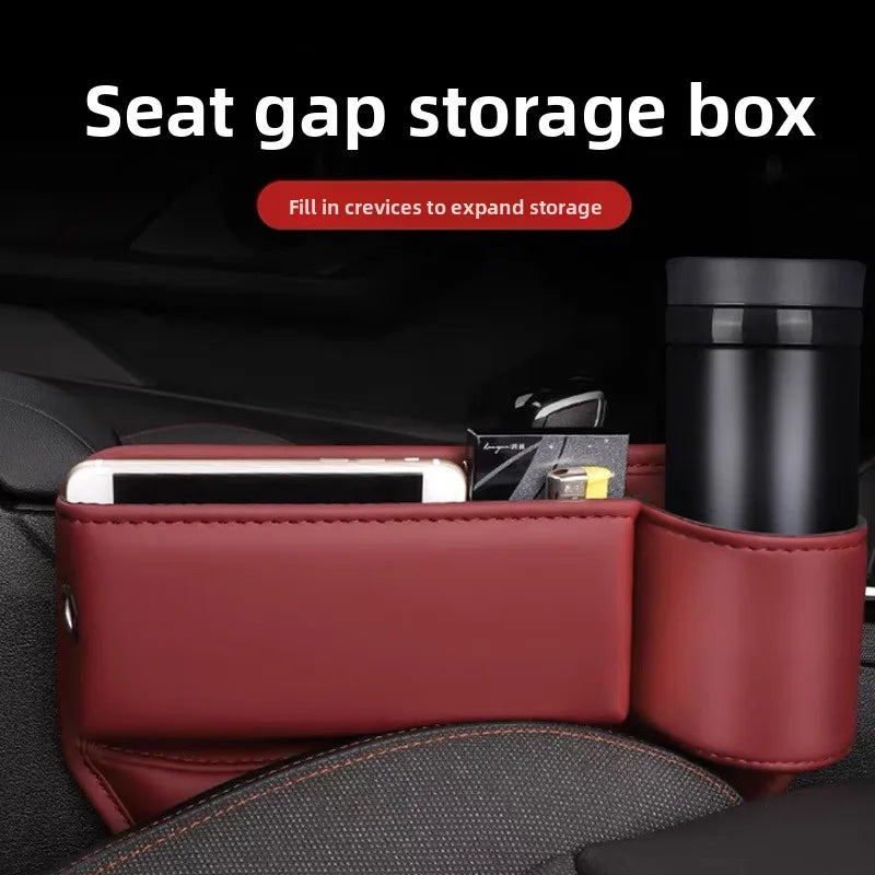 For Mazda MX-5 ND/RF CX-3 CX3 DK 2015~2025 Car Seat Gap Storage Box With Cup Holder Sundries Organizer Case Interior Accessories