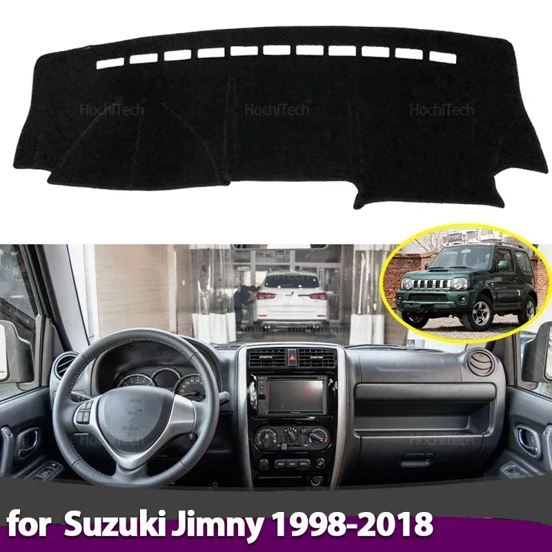 High Quality Car Dashboard Cover Avoid Light Pad Instrument Panel Mat Case Carpets for Suzuki Jimny 1998-2018