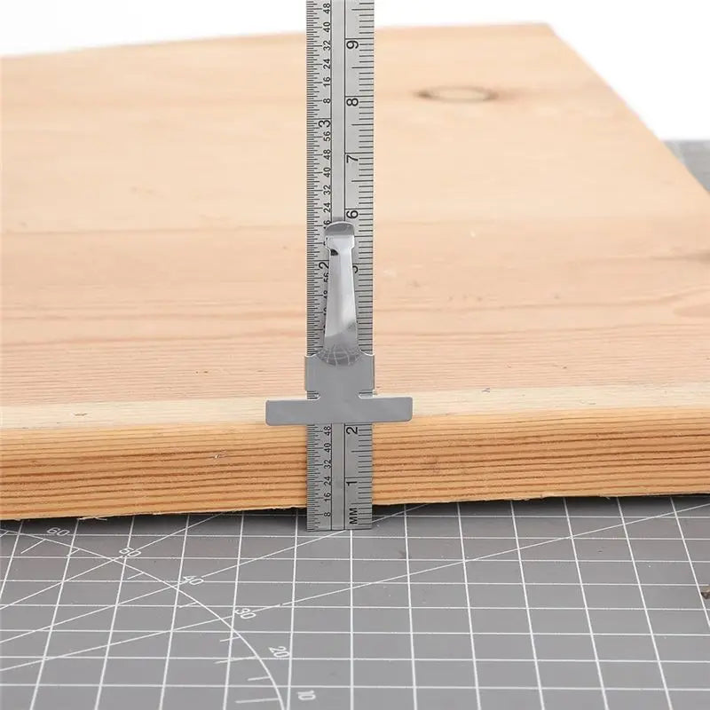 Innovative 6Pcs Pocket Ruler With Detachable Clips Precision Pocket Ruler Metric Ruler Stainless Steel Scale Machinist Ruler 6In