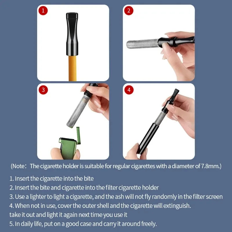 Portable Smokeless Car Ashtray Mini Cigarette Cigar Ash Cup Vehicle Interior Accessories Wholesale