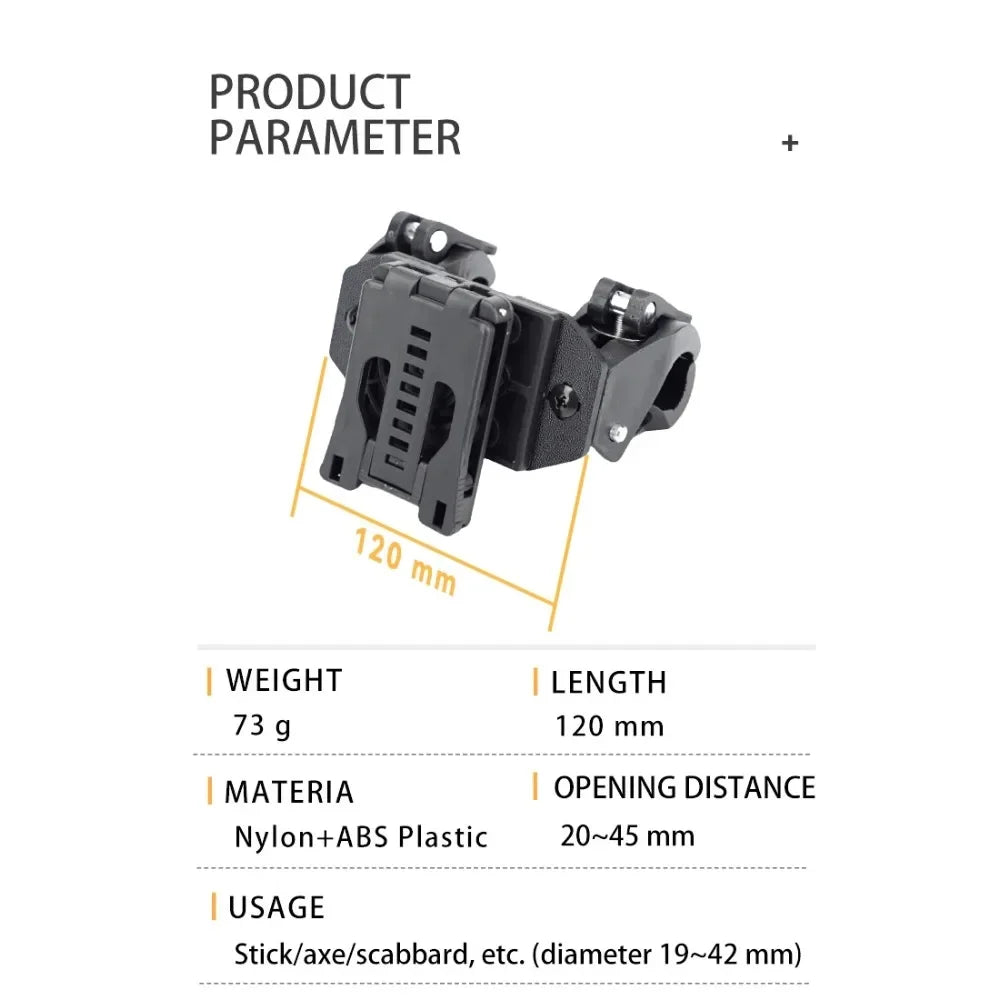 Multifunctional Stick Holder Tacical Adjustable Molle Clip Samurai Knife Tools Cover Portable Outdoor Survival Gear For Belt
