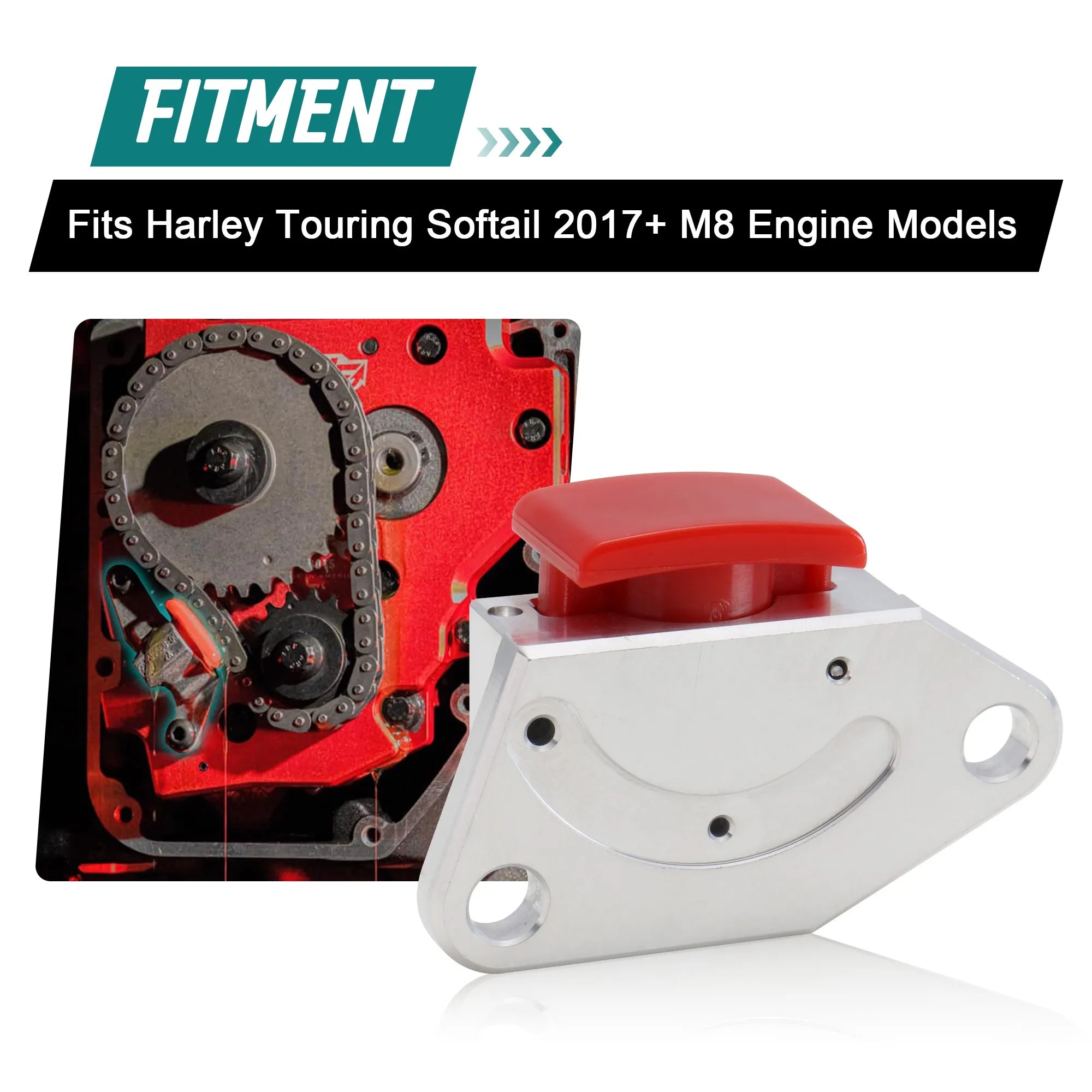 Hydraulic Cam Chain Tensioner for Harley 2017-Up Touring Softail M8 Engine Road King Street Road Glide Fat Boy Breakout Custom