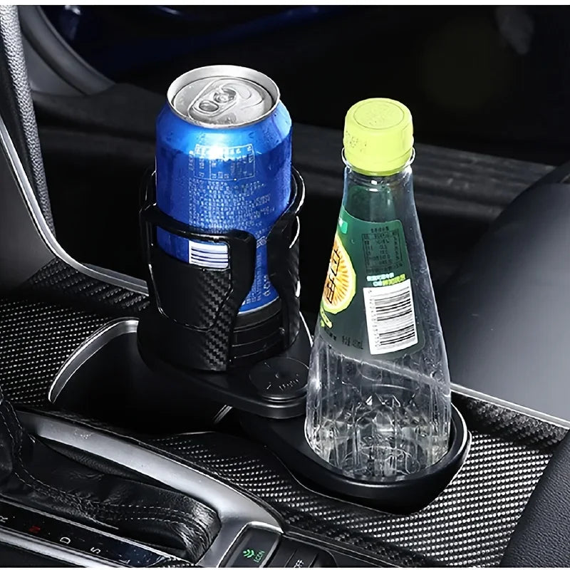 Multi-Functional Car Water Cup Holder One Point Two Double Shelf Rotating Car with Drink Cup Holder Car Cup Holder Extender