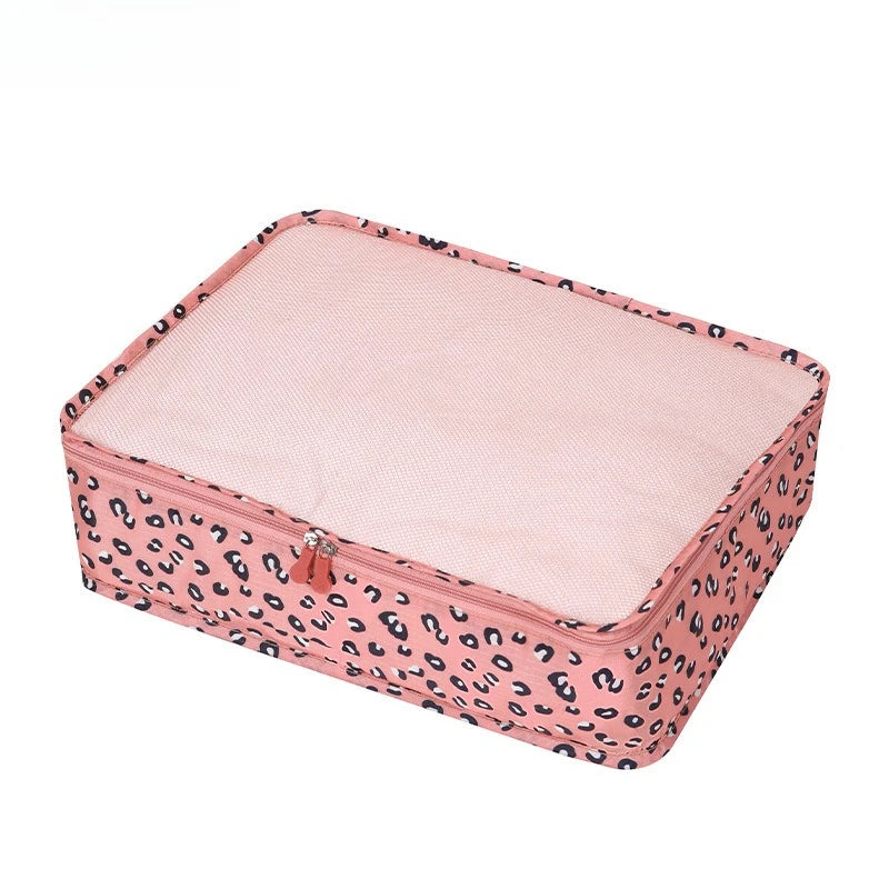 4/6Pcs Foldable Packing Cubes Luggage Packing Organizers for Travel Lightweight,See Through Breathable Mesh Design 40*30*12CM