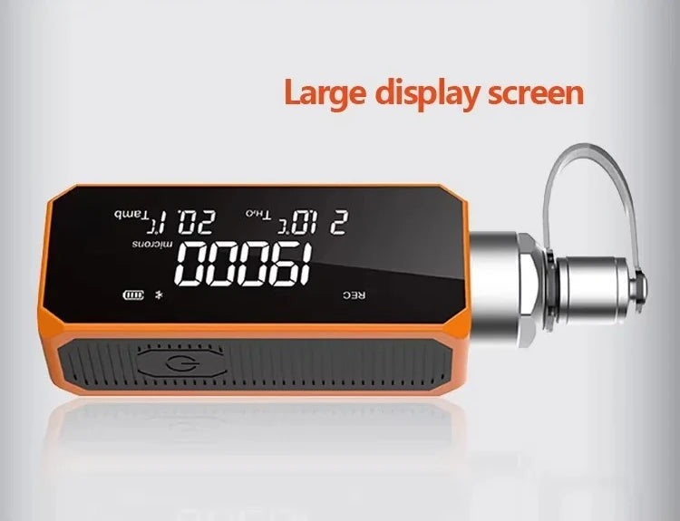 Mini Wireless Micron Meter 1 to 19,000 Microns, Digital Vacuum Gauge for HVAC and Automotive 1/4