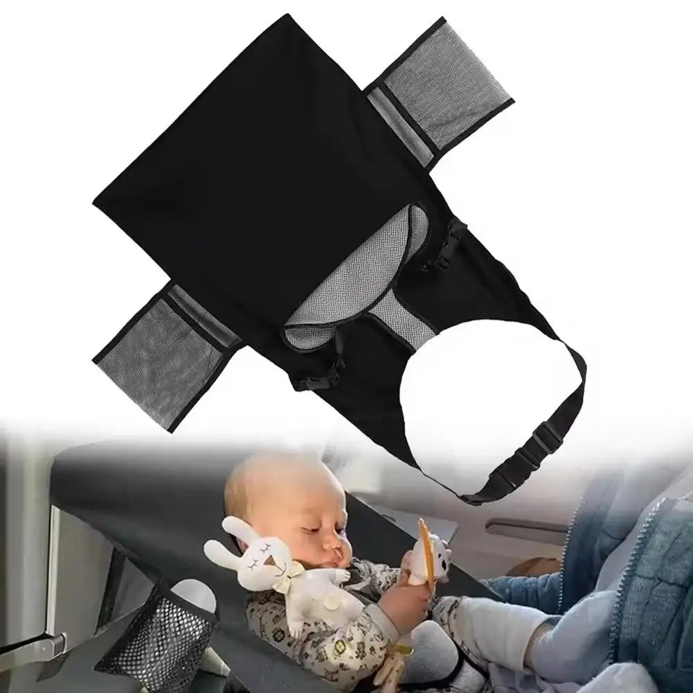 Toddler Airplane Travel Bed Inflatable Extender Travel Plane/car/train Portable Sleep Essential Safety Belt Baby Bed K H0f6