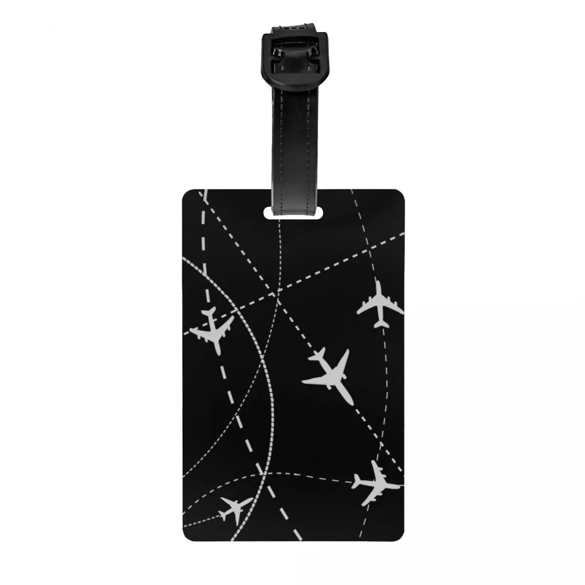 Custom Boeing 777X Captain Stripes Luggage Tags for Suitcases Aviation Aviator Flight Pilot Baggage Tags Privacy Cover ID Label